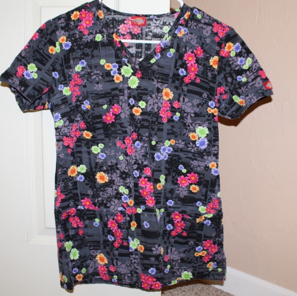 DICKIES XSM SCRUB TOP